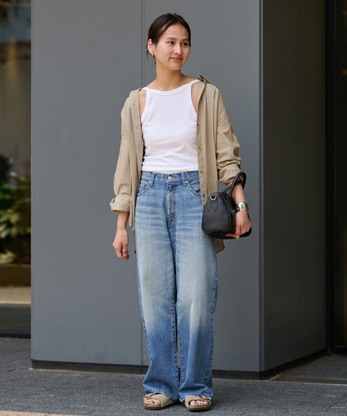 キャミソール ONIT COTTON RIB AMERICAN/S キャミソール COTTON RIB AMERICAN/S CAMISOLE（コットンフライスアメスリ