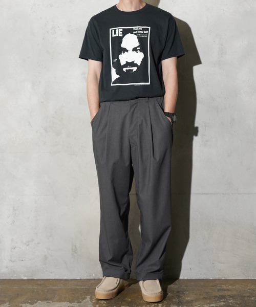 JERZEES tシャツ / ジャージーズ ”CHARLES MANSON” TEE