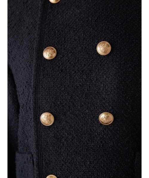 【完売品】ミラオーウェン　ツイード　ジャケット Mila Owen（ミラオーウェン） ツイードジャケット 0 ブラック