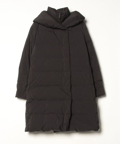 PLST（プラステ） キルティングダウンコート L ブラック レディース