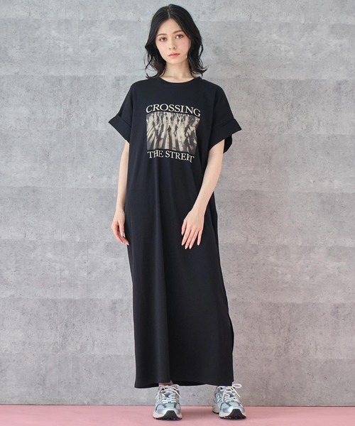 フォトプリントフォト プリント Tシャツワンピース ANAP ワンピース フォトプリント Tシャツ : ZOZOTOWN Yahoo!店