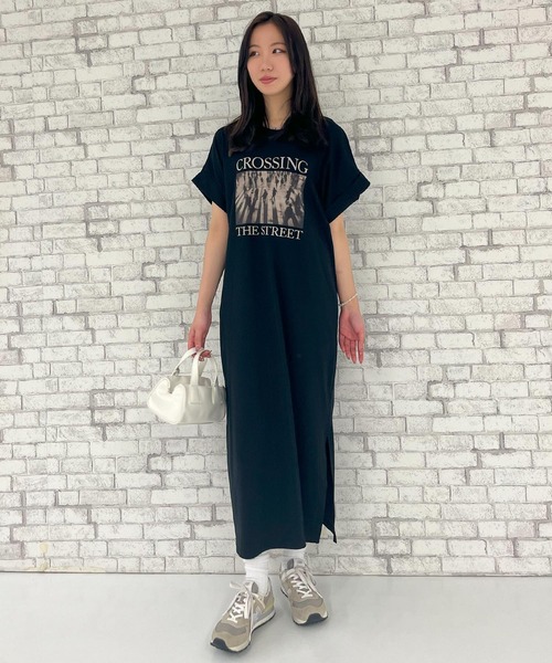 フォトプリントフォト プリント Tシャツワンピース ANAP ワンピース フォトプリント Tシャツ : ZOZOTOWN Yahoo!店