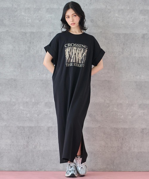 ANAP ワンピース フォトプリント Tシャツ : ZOZOTOWN Yahoo!店