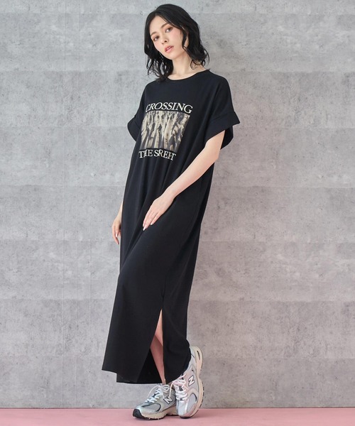 ANAP ワンピース フォトプリント Tシャツ : ZOZOTOWN Yahoo!店