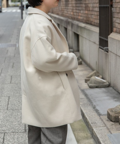 「FORK&SPOON」 ピーコート 1 チャコールグレー レディース_画像9