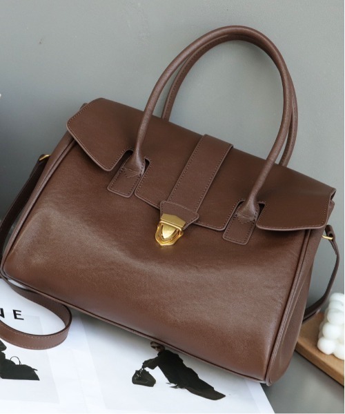 ショルダーバッグ バッグ 「 NiiNa / ニーナ 」高品質牛革2wayダブル