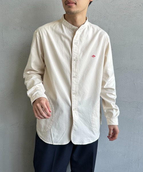 Danton 「DANTON」 長袖ブラウス 42 キナリ レディース