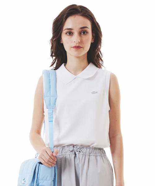 LACOSTE（ラコステ） ポロシャツ ポロ コットン鹿の子 メッシュカラー