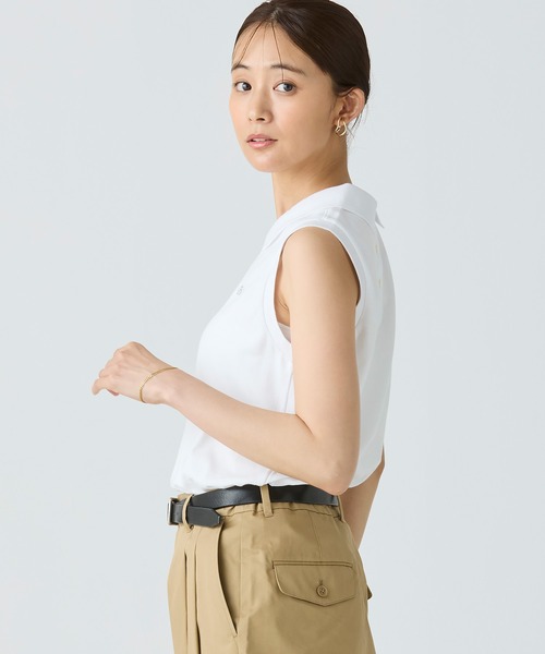 LACOSTE（ラコステ） ポロシャツ ポロ コットン鹿の子 メッシュカラー