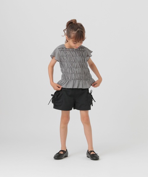 新品　SOOR PLOOM ギンガムブラウス　4Y/104cm ラッフルトリムコットンブラウス – YOKO CHAN