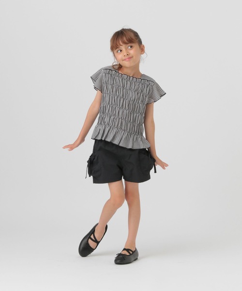 GLOBAL WORK（グローバルワーク） ブラウス シャツ シャーリング