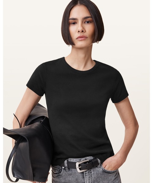 tシャツ STEVIE SLIM FIT SHORT SLEEVE T-SHIRT | STEVIE スリム フィット 半袖 Tシャツ レディース