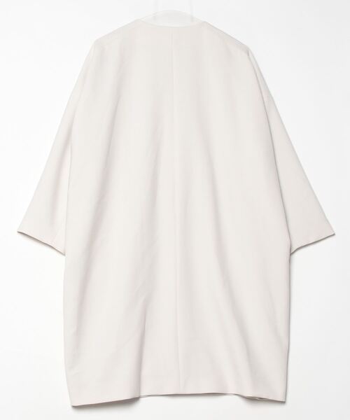 BEARDSLEY（ビアズリー） ノーカラーコート FREE アイボリー