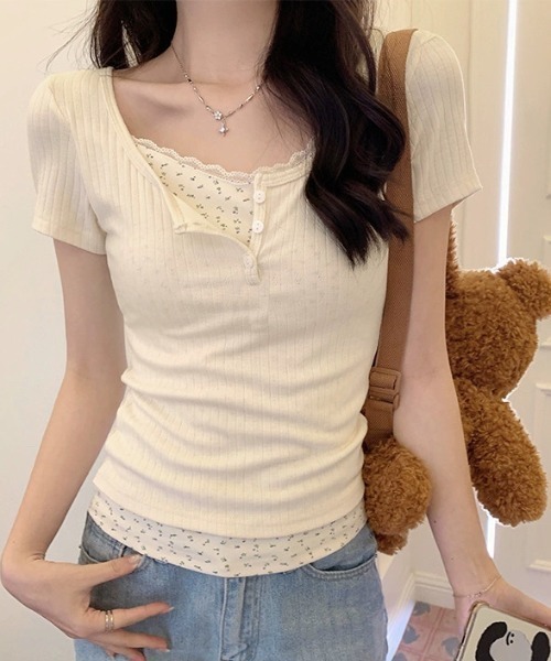 ヘンリーネック ルーズ Tシャツ 半袖 トップス 韓国 5色 hr9816 Amazon | 半袖 Tシャツ メンズ ヘンリーネック トップス 韓国
