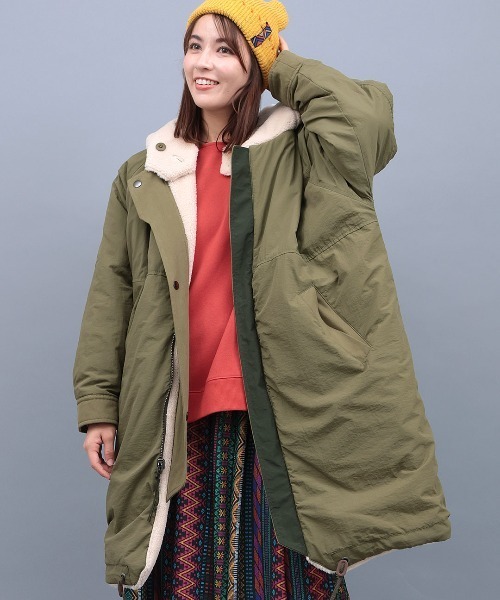 チチカカ(TITICACA) モッズコート コート ボア×キルトリバーシブル チチカカ(TITICACA) モッズコート コート ボア×キルトリバーシブル