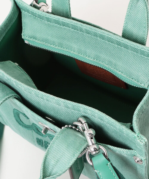 COACH ミントグリーン ショルダーバッグ COACH ショルダーバッグ バッグ カーゴ トート 20 レディース