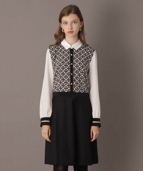 DRESSTERIOR 「DRESSTERIOR」 長袖ワンピース 38 ベージュ系