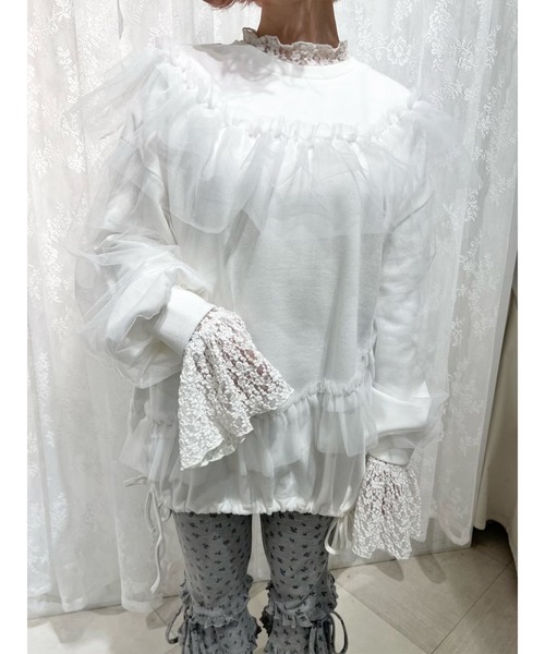 merry jenny（メリージェニー） トレーナー スウェット チュールパフ