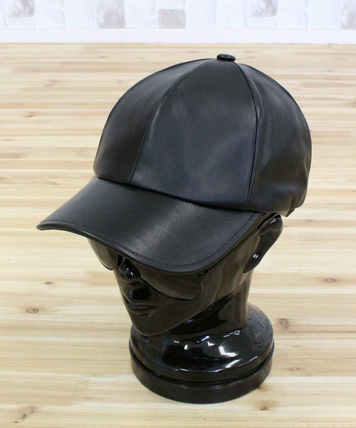 LEATHER B.B CAP/レザー ベースボールキャップ | Schott