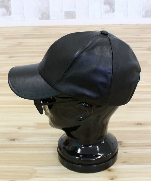 Schott N.Y.C（ショット） キャップ 帽子 LEATHER B.B CAP メンズ