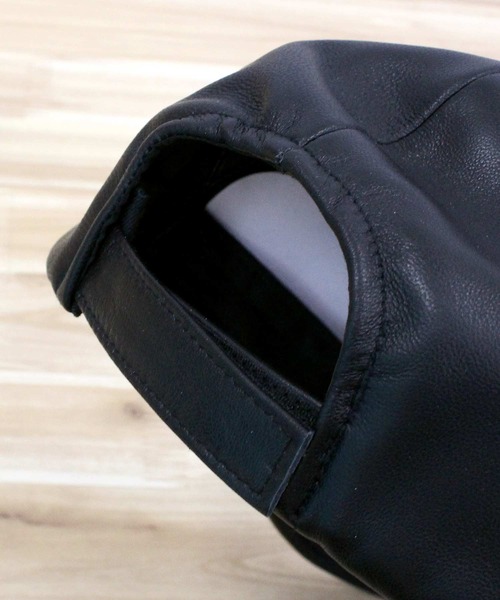 Schott N.Y.C（ショット） キャップ 帽子 LEATHER B.B CAP メンズ