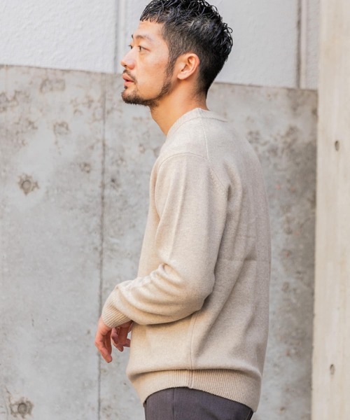 「URBAN RESEARCH ROSSO MEN」 Vネックニット MEDIUM ネイビー メンズ_画像2