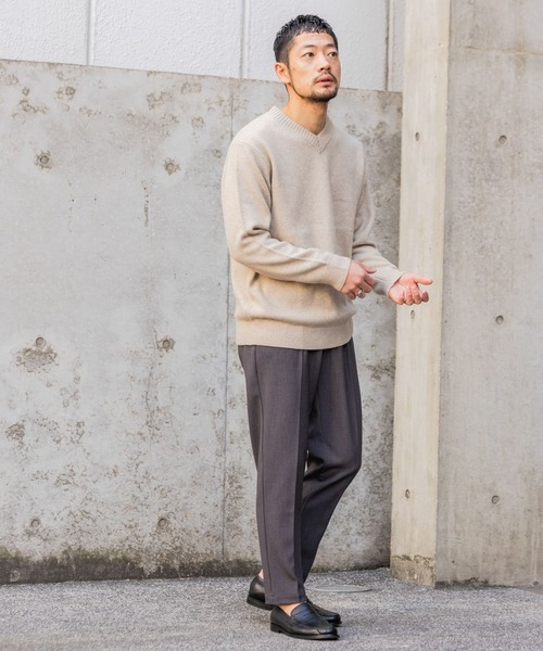 「URBAN RESEARCH ROSSO MEN」 Vネックニット MEDIUM ネイビー メンズ_画像9