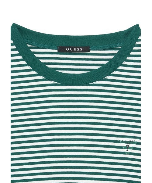 「Guess」 長袖Tシャツ LARGE グリーン メンズ