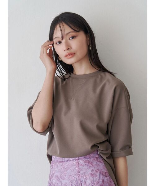 TONAL（トーナル） uvカット ブラウス シャツ Vガゼットブラウス
