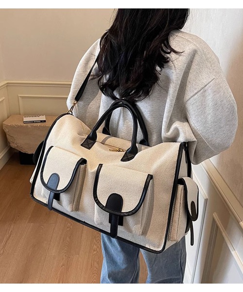 ボストンバッグ2点 GLOBAL WORK ショルダー ショルダーバッグ 2wayボストンZIPBAG
