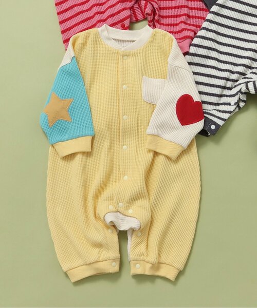 BREEZE（ブリーズ） ベビー服 ロンパース 「リンク」いろいろパッチ