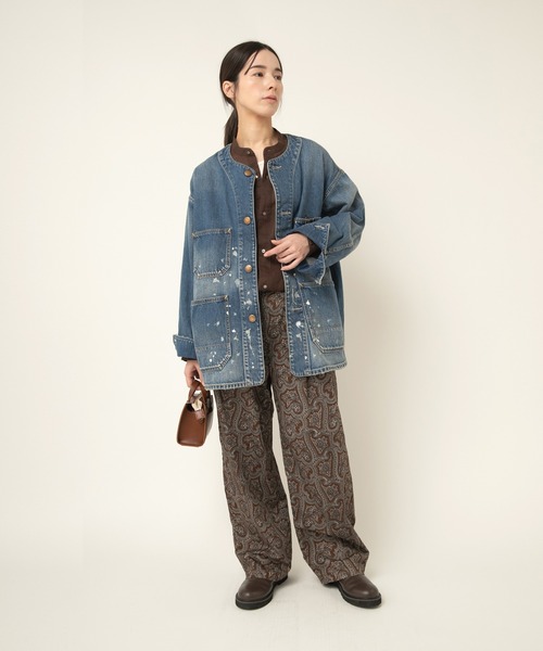 RNA-N（アールエヌエーエヌ） カバーオール J2149 ノーカラービッグ