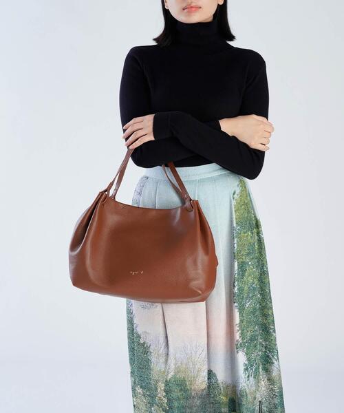 agnes b.（アニエスベー） トートバッグ レザー ラージ トートバッグ