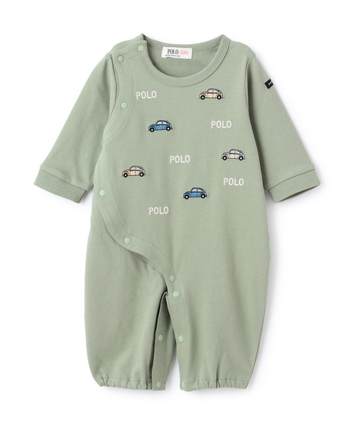 ベビー服 ロンパース 「POLO BCS」モチーフ刺繍長袖2WAYオール | petit main | 07