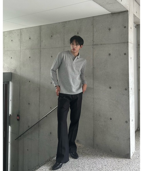 Otte パンツ センタープレスセミフレアスラックス メンズ レディース