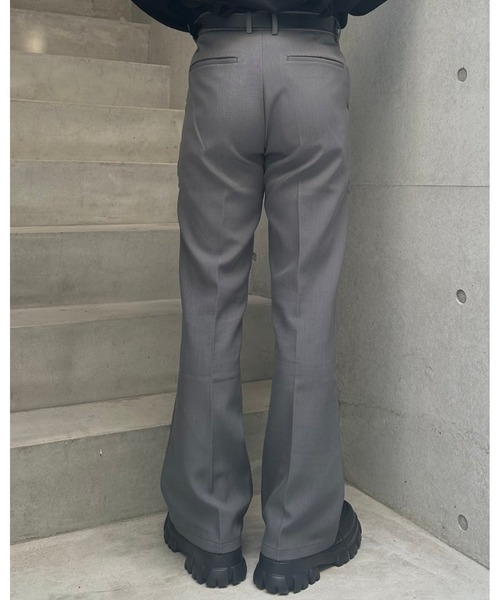 Otte パンツ センタープレスセミフレアスラックス メンズ レディース