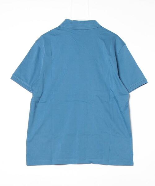 「BANANA REPUBLIC FACTORY STORE」 半袖ポロシャツ S インディゴブルー メンズ_画像2