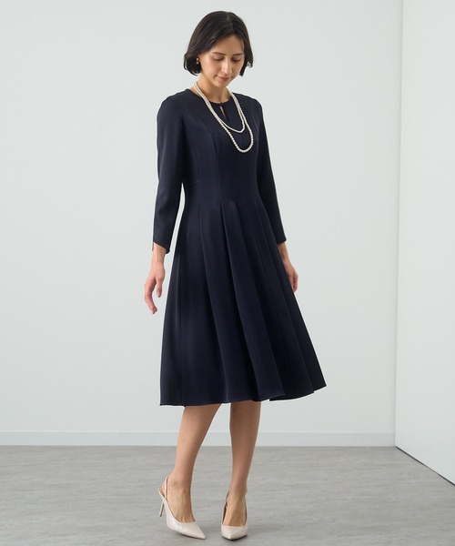 アナイANAYI ワンピース ネイビー 38 ANAYI ワンピース サイズ38 ANAYI