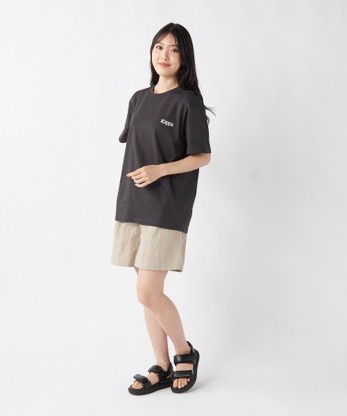 kappa☆ページ Kappa（カッパ） tシャツ 「Kappa/カッパ」別注 袖テープ / 刺繍ロゴ