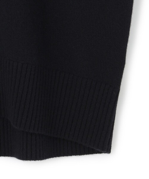 ソフトカシミヤミックス インターシャ ハイネックニット ソフトカシミヤミックス インターシャ ハイネックニット / ICB