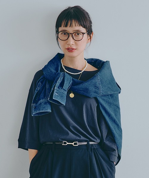 studio CLIP（スタディオクリップ） tシャツ ハイツイスト7分袖プル