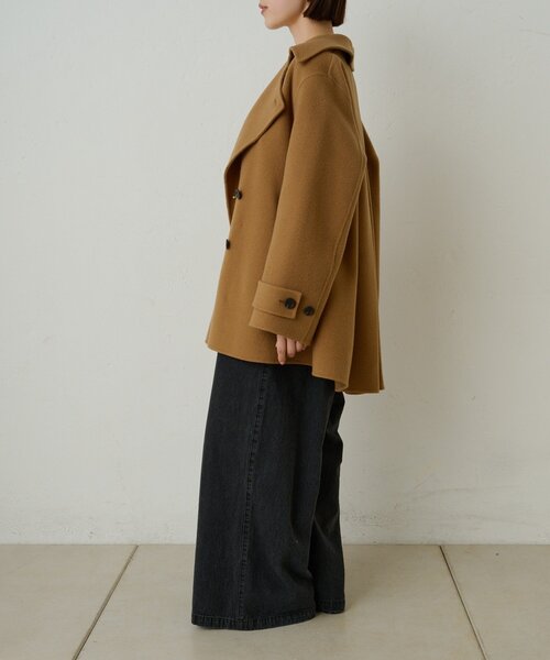 Omekashi（オメカシ） ピーコート pコート ダブルフェイスPコート