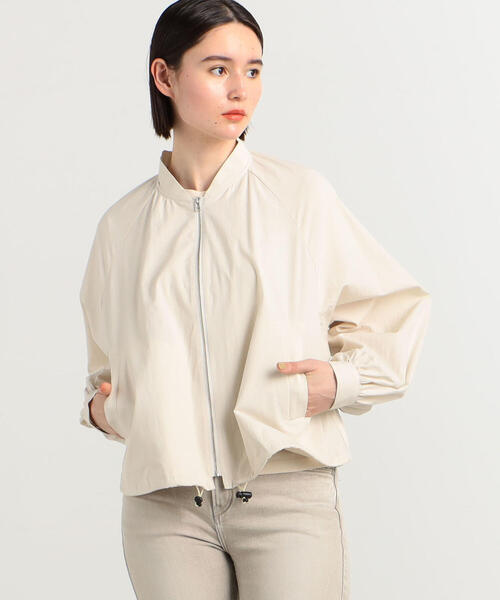 MACPHEE（マカフィー） ジップアップブルゾン 36 ホワイト レディース