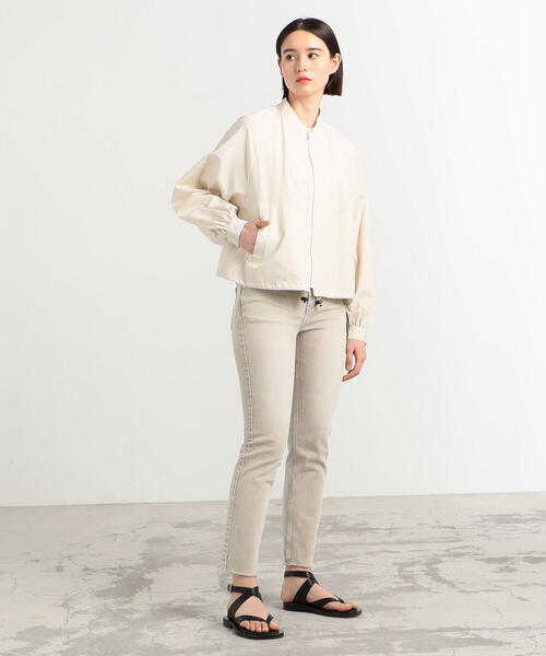 MACPHEE（マカフィー） ジップアップブルゾン 36 ホワイト レディース