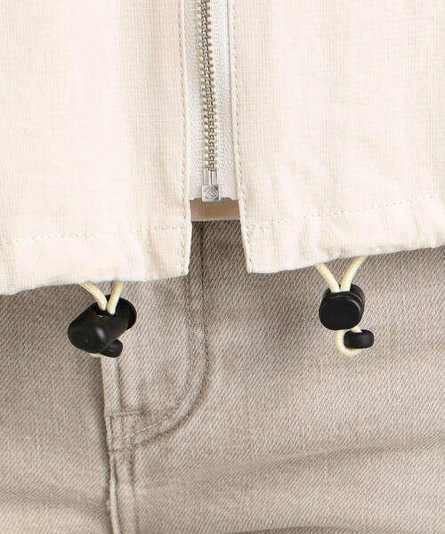 MACPHEE（マカフィー） ジップアップブルゾン 36 ホワイト レディース