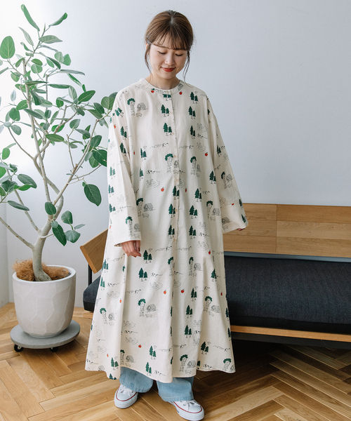 POU DOU DOU（プードゥドゥ） ワンピース スワンレイクプリント