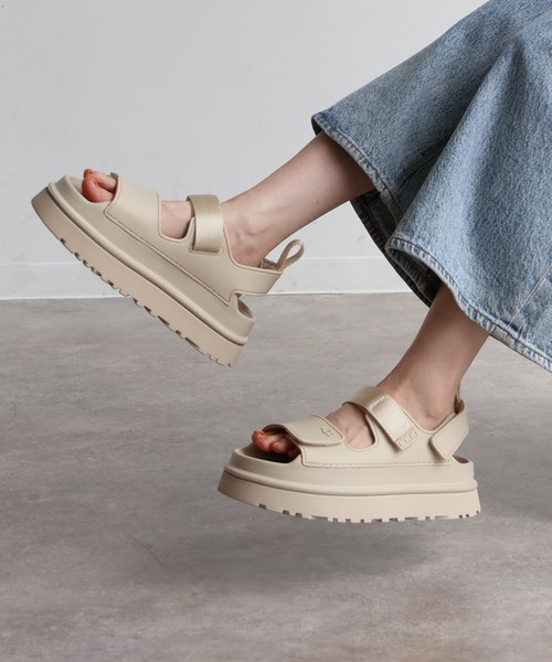 UGG」 フラットサンダル 7 ブラック レディースの通販はau PAY 