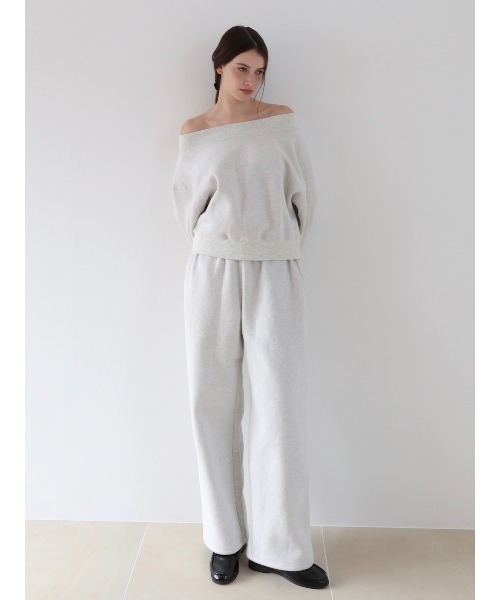 celon トレーナー スウェット off shoulder sweat set up レディース