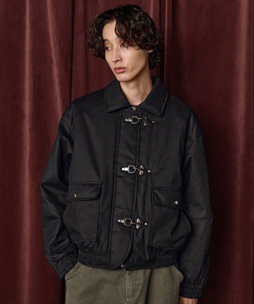 Bleme ブルゾン アウター ファイヤーマン 中綿ボリューム オイルド