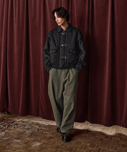 Bleme ブルゾン アウター ファイヤーマン 中綿ボリューム オイルド